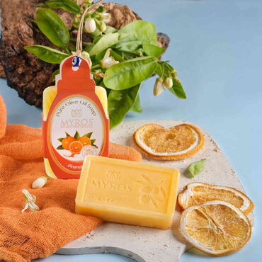 Myros - Corded&Beaded Orange Soap