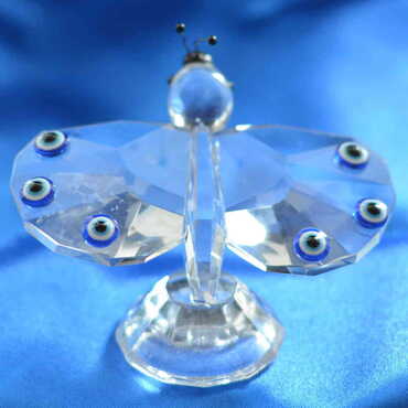 Myros - Crystal Butterfly Figurine Medium Size