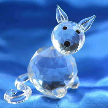 Crystal Cat Figurine No: 3 - Thumbnail