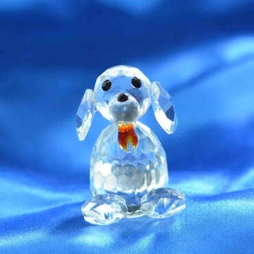 Crystal Dog Figurine No. 2 - Thumbnail