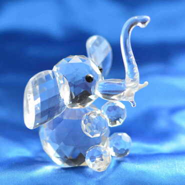 Crystal Elephant Figurine No. 3 - 2