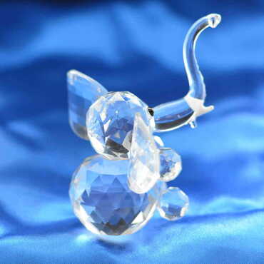 Crystal Elephant Figurine No. 3 - 3