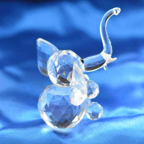 Crystal Elephant Figurine No. 3 - 3