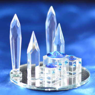 Crystal Mosque Figurine - Thumbnail