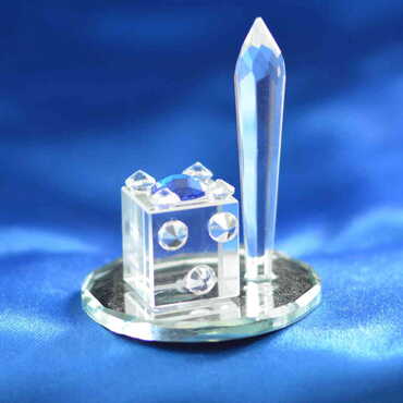 Crystal Mosque Figurine Small Size - Thumbnail