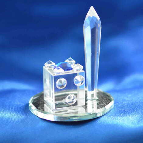 Crystal Mosque Figurine Small Size