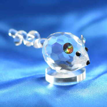 Crystal Mouse Figurine No. 1 - Thumbnail