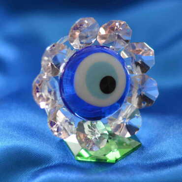 Crystal Optacon Evil Eye Figurine No. 2 - Thumbnail