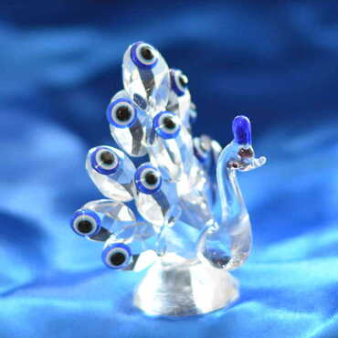 Crystal Peacock Figurine No. 3 - Thumbnail