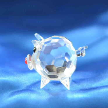 Crystal Pig Figurine - Thumbnail