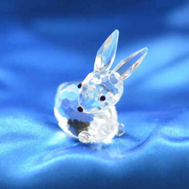 Crystal Rabbit Figurine No. 2 - Thumbnail