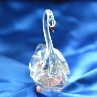 Crystal Swan Figurine No. 2 - Thumbnail