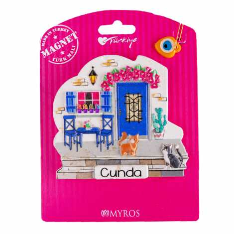Cunda Temalı Kartonetli Uv Polyester Magnet - 6