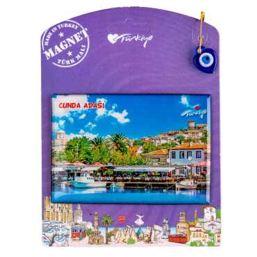 Cunda Temalı Myros Kartonetli Magnet - 1