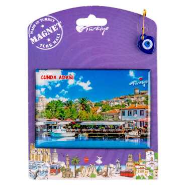 Cunda Temalı Myros Kartonetli Magnet - 3