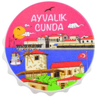 Toptan Cunda Temalı Uv Baskılı Küçük Kapak Açacak Magnet 58x15 mm - Thumbnail