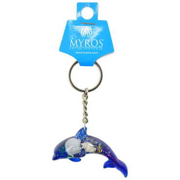 Cunda Themed Customised Transparent Polyester Keyring - Thumbnail