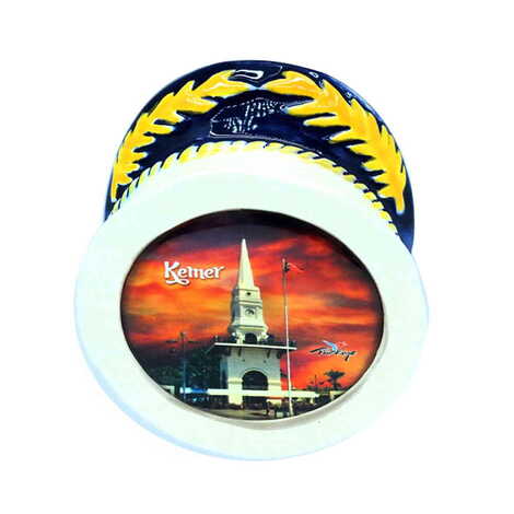 Customazible Ceramic Hat Shaped Ceramic Magnet