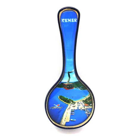 Customazible Ceramic Spoon Shaped Fridge Magnet