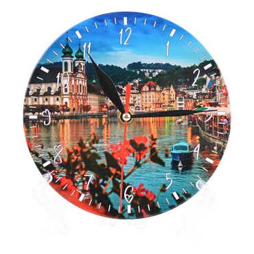 Customazible Ceramic Wall Clock 16 cm - Thumbnail