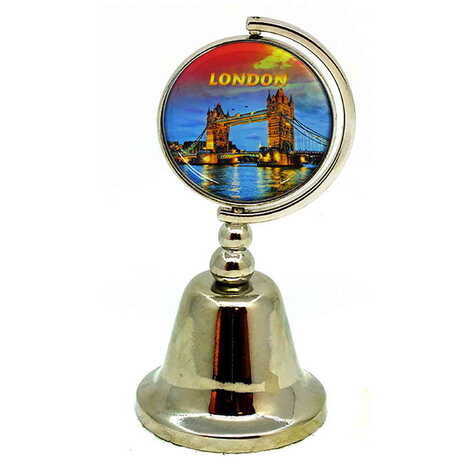 Customazible Collectible Souvenir Metal Bell 44x90 mm - 1