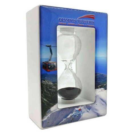 Customazible Custom Logo Printed Wooden Hourglass - 3