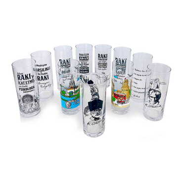 Myros - Customazible Custom Printed Raki-Ouzo Glass