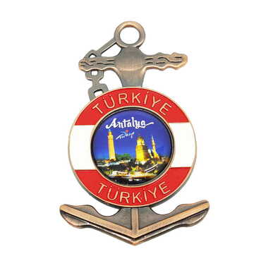 Customazible Customised Metal Anchor Fridge Magnet - Myros