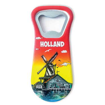 Customazible Customised Uv Printed Plastic Base Plastic Base Bottle Opener 95x43 mm - Thumbnail