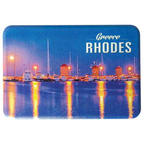 Customazible Customised UV Printed Plastic Base Rectangle Fridge Magnet 80x50 mm - 2