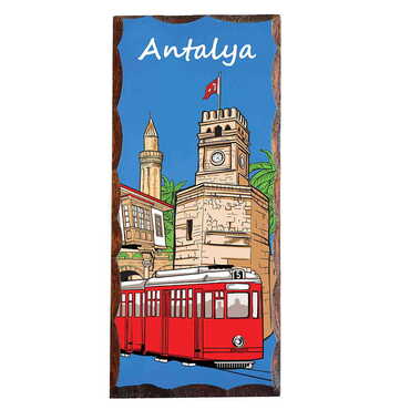 Customazible Panaromic Printed Wooden Desktop Decor 75x166 mm - Myros