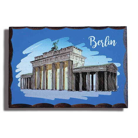 Customazible Printed Wooden Desktop Decor 65x90 mm - 1