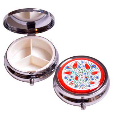 Customised Epoxy Round Pill Box 50x15 mm - 3