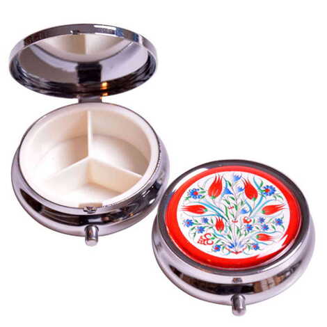 Customised Epoxy Round Pill Box 50x15 mm - 3