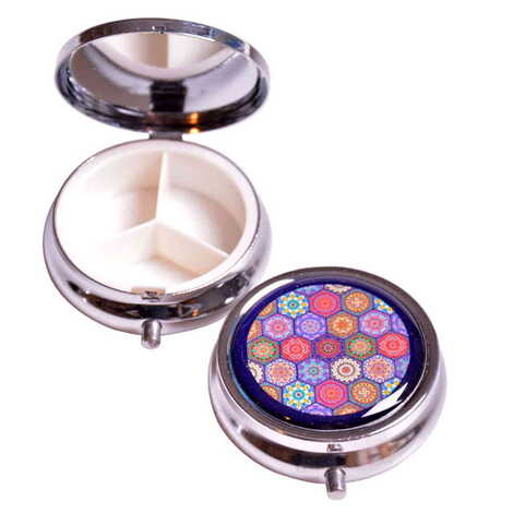 Customised Epoxy Round Pill Box 50x15 mm - 5