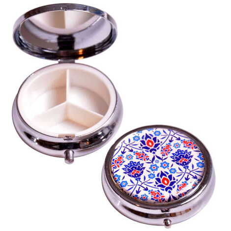 Customised Epoxy Round Pill Box 50x15 mm - 8
