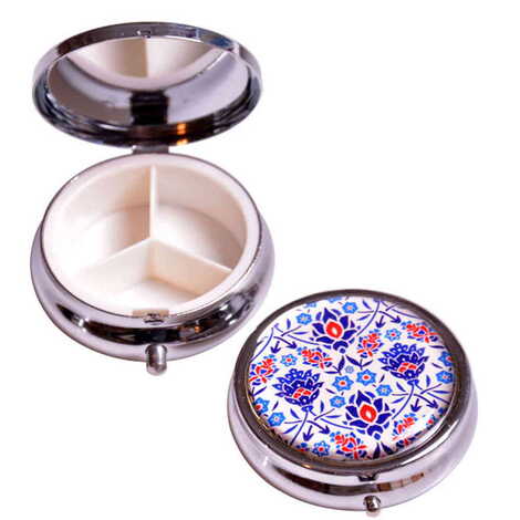 Customised Epoxy Round Pill Box 50x15 mm - 1