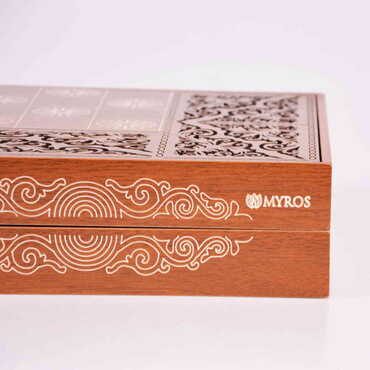 Customised Wooden Engraved Raised Backgammon - Thumbnail