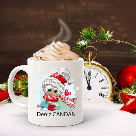 Customizable Name Owl Mug - 1