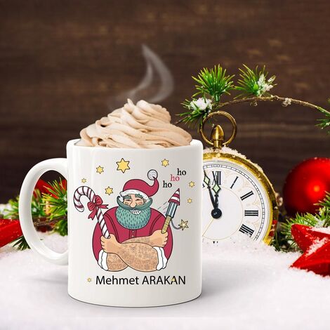 Customizable Name Santa Mug - 1
