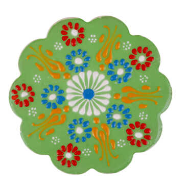 Daisy Lace Ceramic Coaster 110 mm - 4