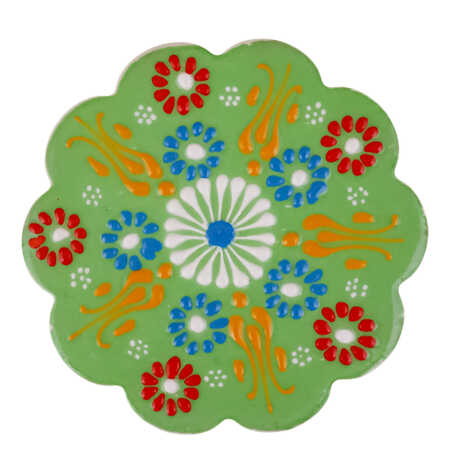 Daisy Lace Ceramic Coaster 110 mm - 4