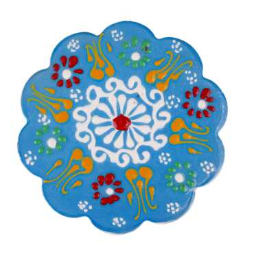 Daisy Lace Ceramic Coaster 110 mm - 6