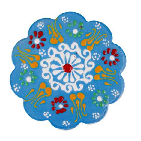 Daisy Lace Ceramic Coaster 110 mm - 6