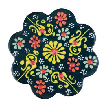 Daisy Lace Ceramic Coaster 110 mm - 7