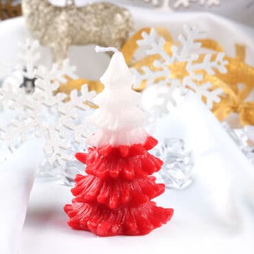 Wavy Pine Tree Candle - 2