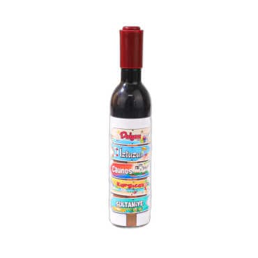 Dalyan Themed Myros Bottle Shaped Corkscrew Opener 115x25x25 mm