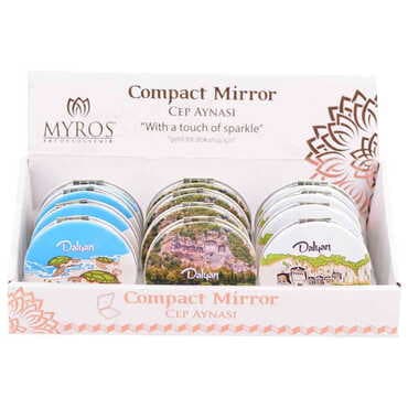 Dalyan Themed Custom Printed Round Pocket Mirror - 2