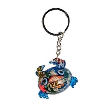 Dalyan Themed Customised Transparent Polyester Keyring - 3