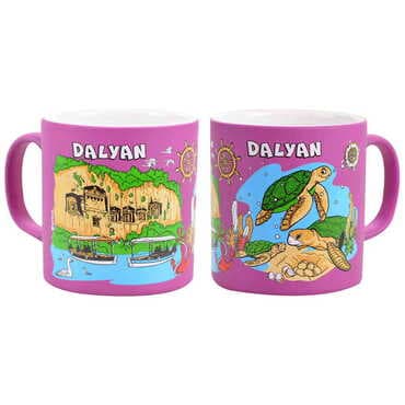 Dalyan Themed Customised Serigraphy Printed Ceramic Mug 82x90 mm - 6
